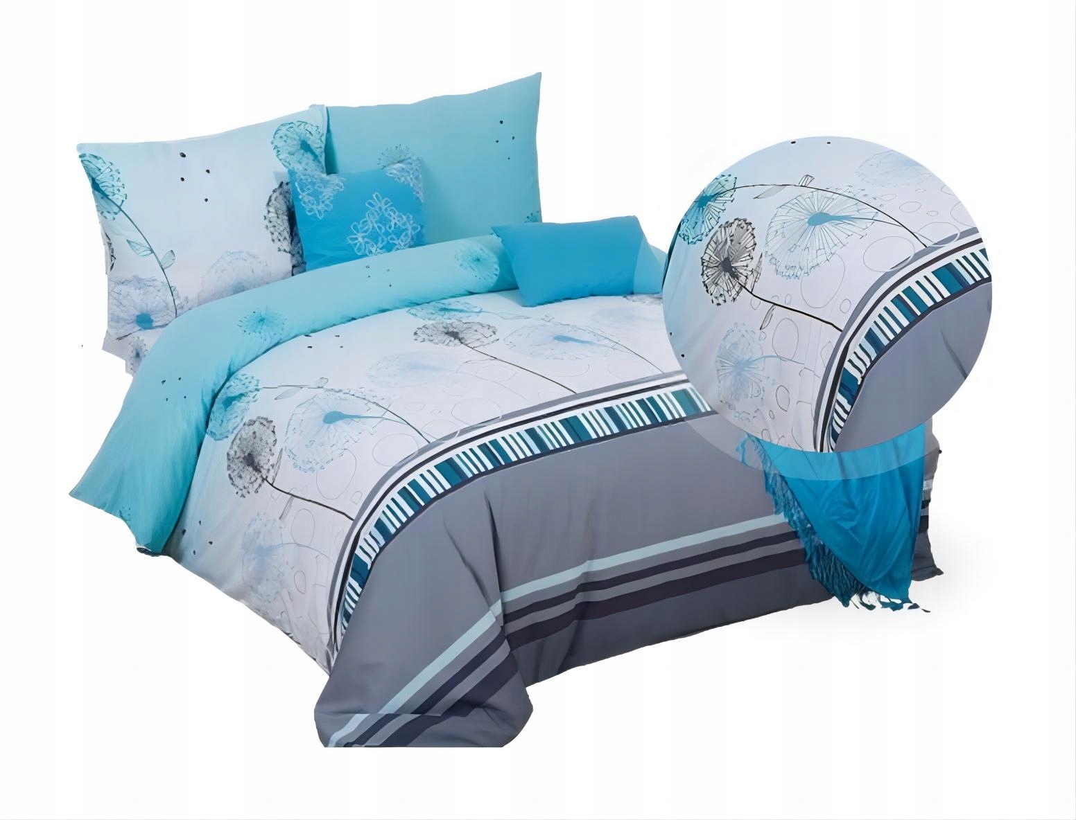 Pościel Bawełniana Elway 200x220 cm 3 Części 100% Bawełna