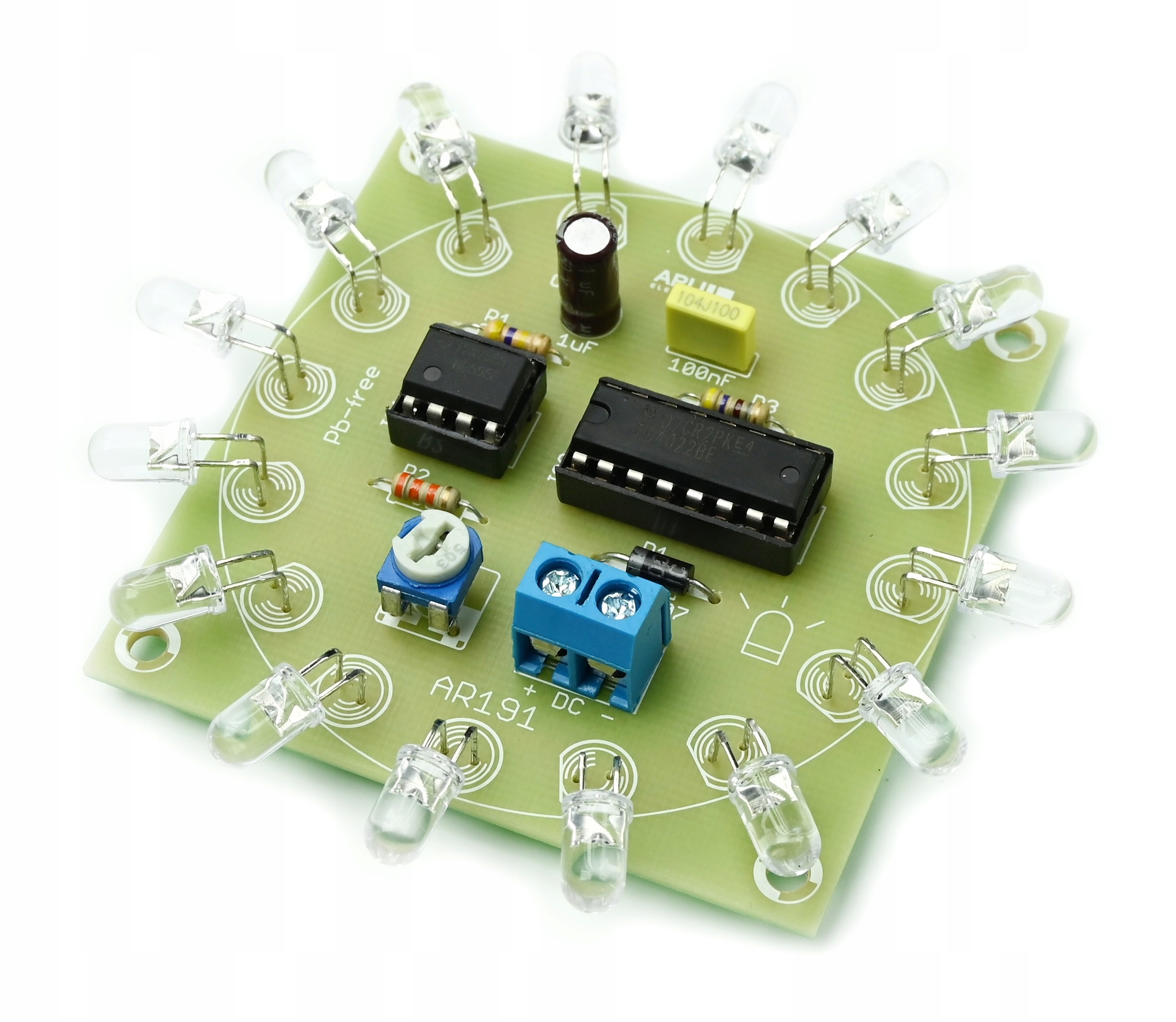 

AR191/B Policyjny kogut Led stroboskop kit diy
