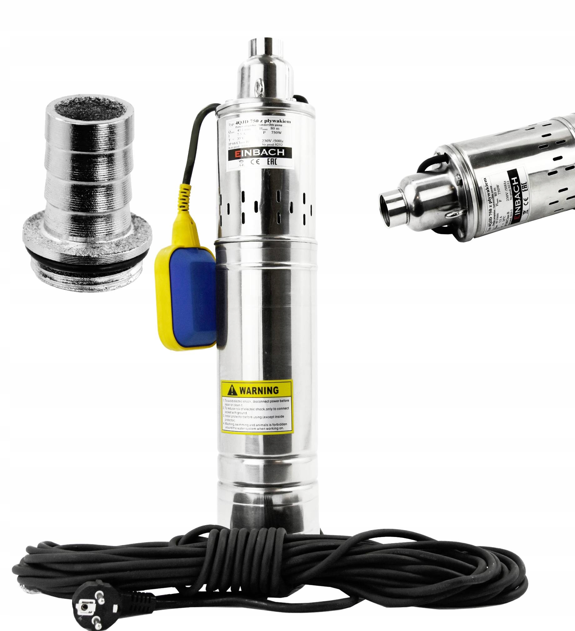 Ponorná pumpa Einbach 750 W 2700 l/h