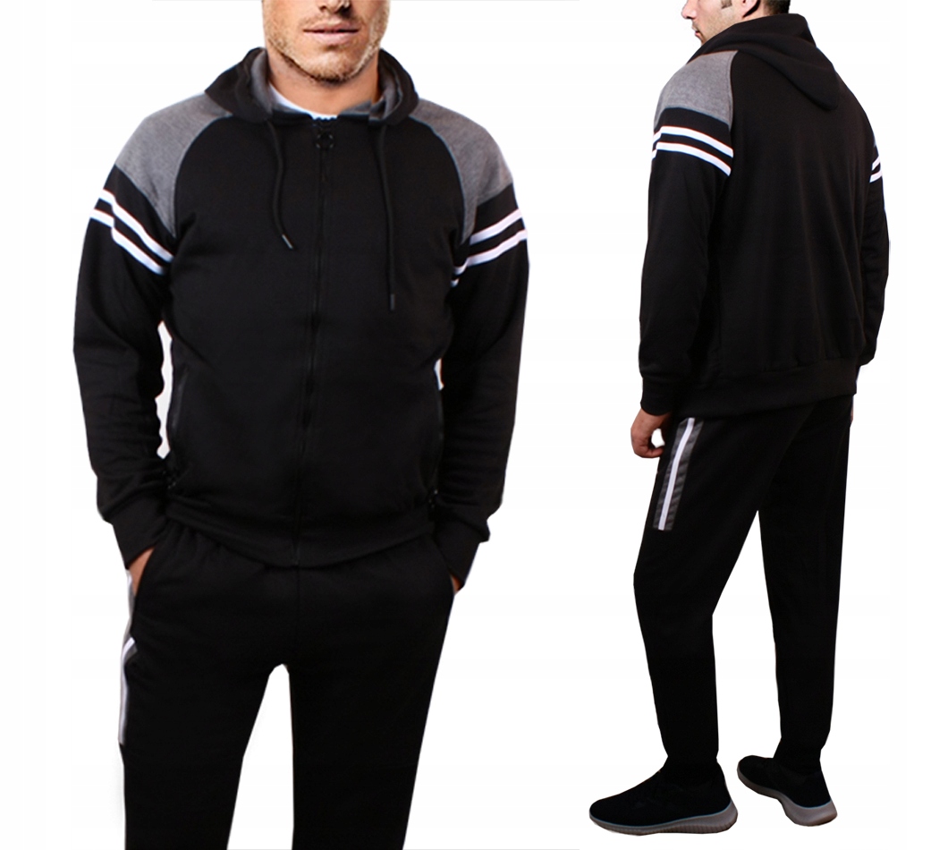 

Dres Męski Dresy bluza+spodnie Cotton szary 001 L
