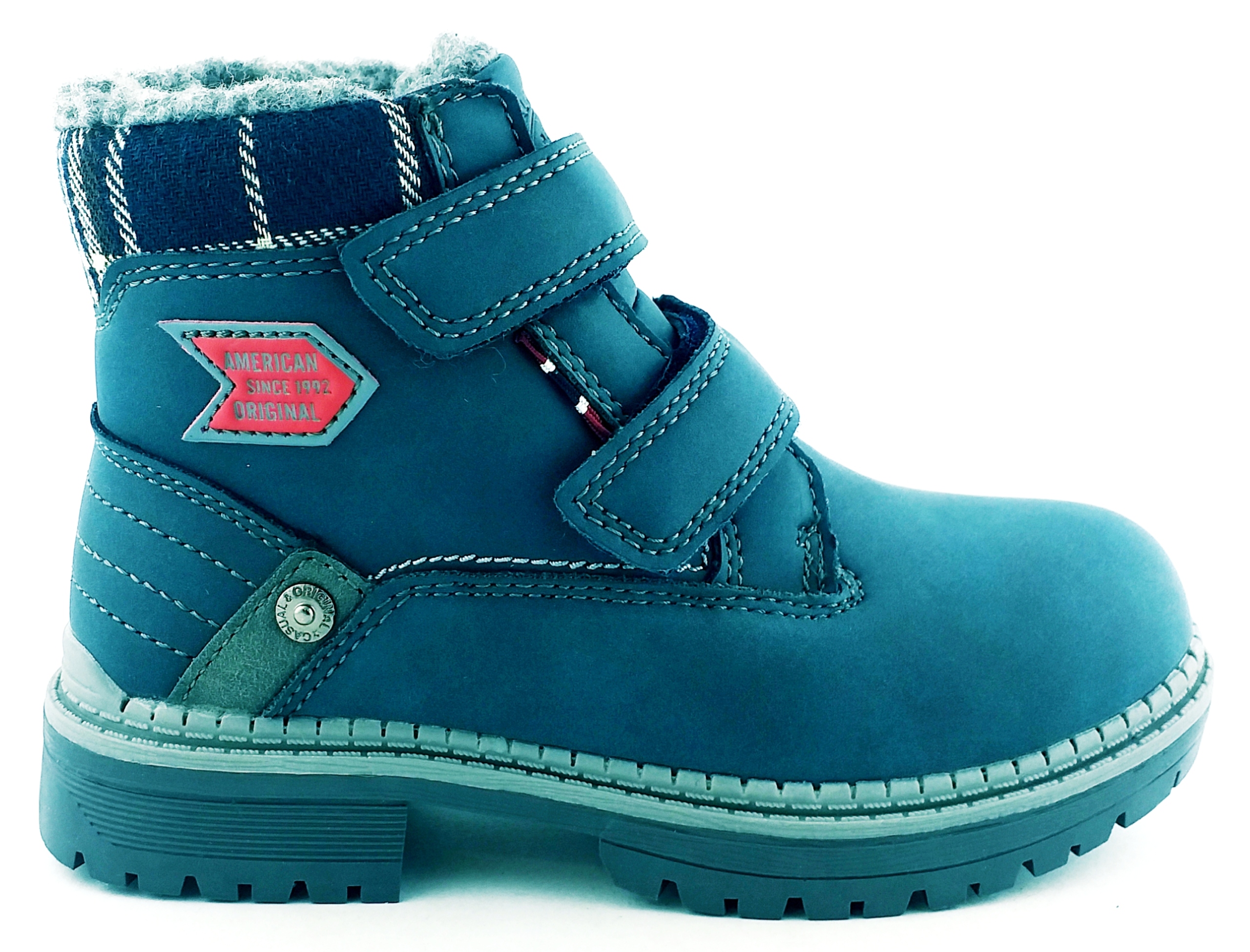 

American Club RH45 /19 Buty Zimowe Trapery Rzep 31