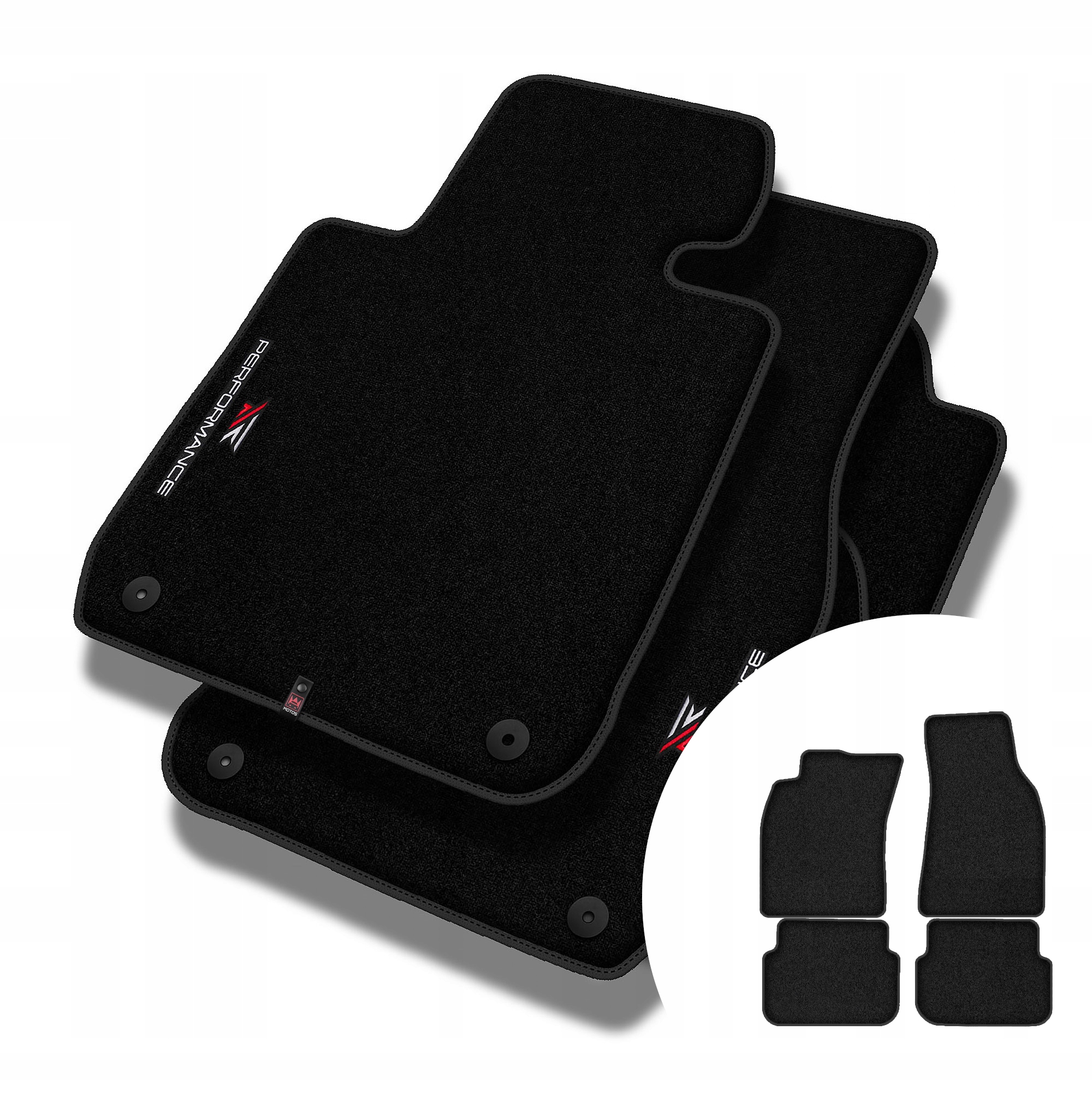 Velúrové koberčeky Performance Premium pre Audi A6 C6 2004-2011