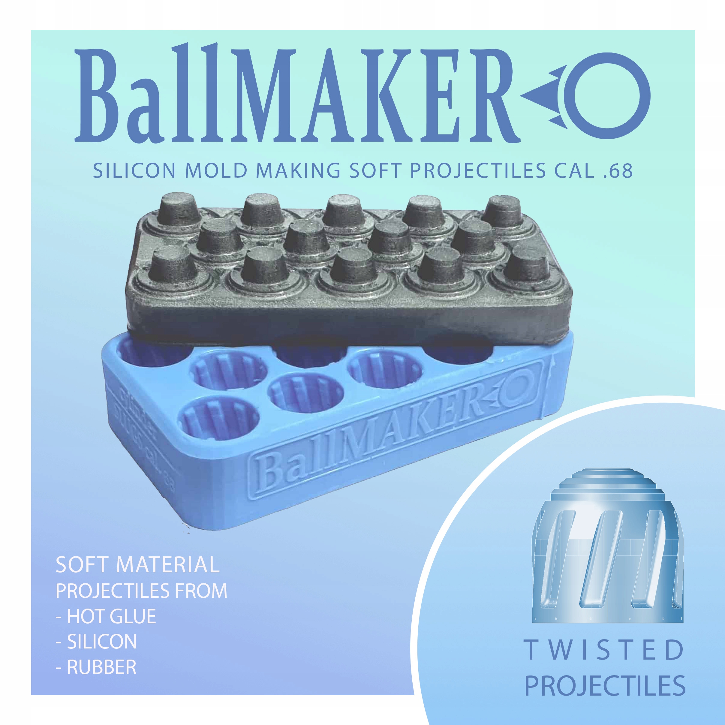 Силиконовые формы пули для HDS 68 RAM дробовик