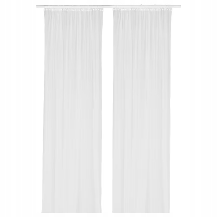 

Ikea firanka LILL firanki 1 para biały 280x300 cm
