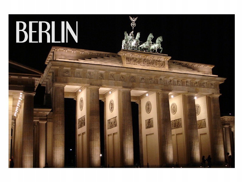 

Berlin Brama Brandenburska Magnes na lodówkę
