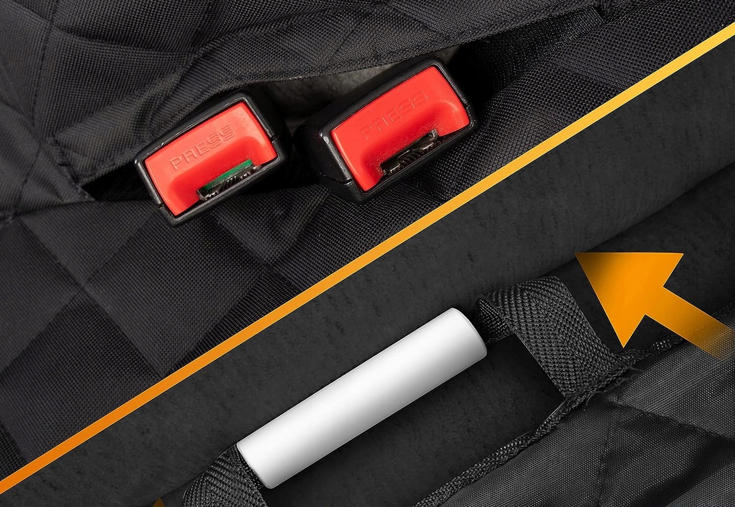 MATA dla Psa Pokrowiec na Siedzenie Auta Samochodu do Bagażnika na Fotel Kolor obszycia antracytowy