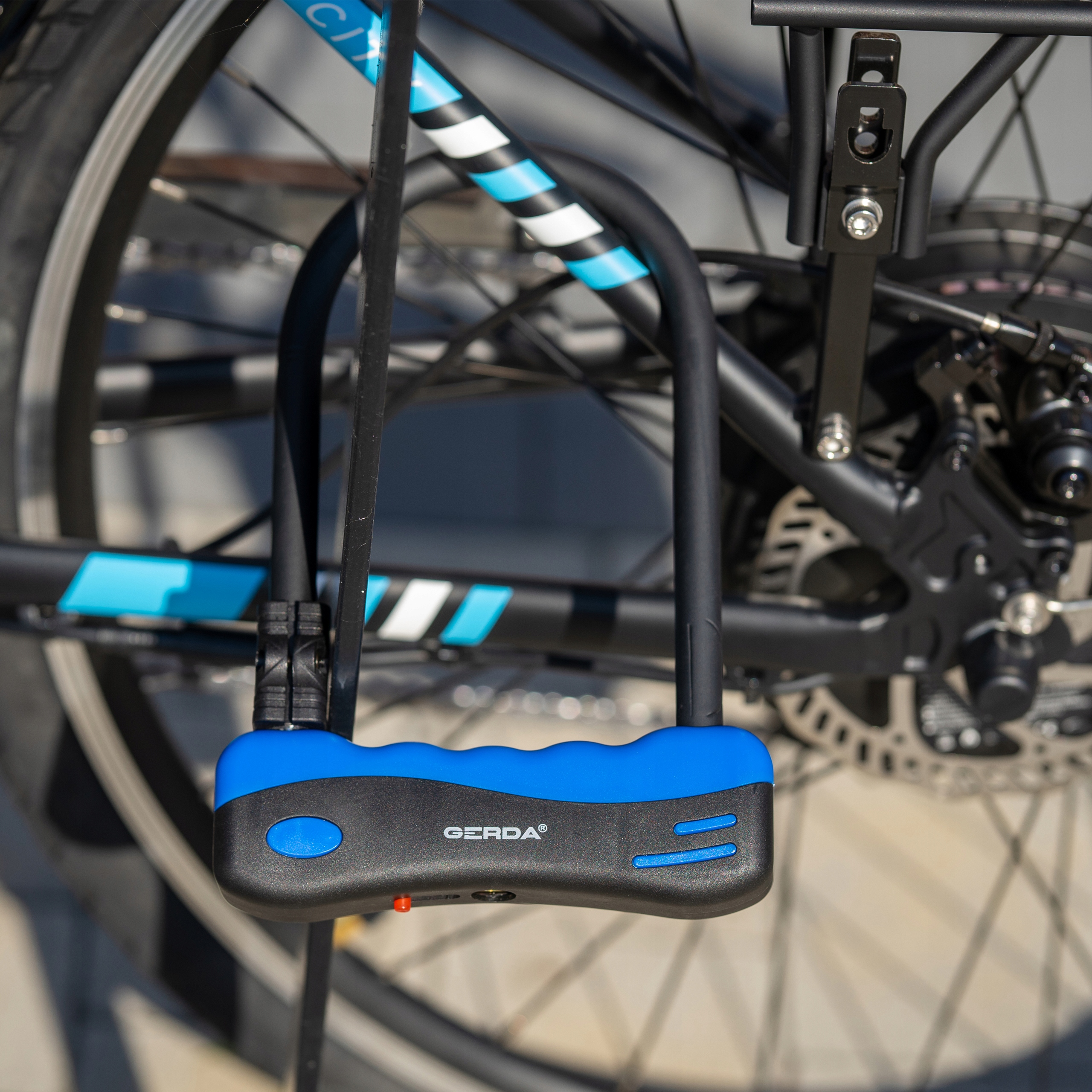 ZAPIĘCIE ROWEROWE GERDA U LOCK ZAPIĘCIE DO ROWERU ULTRA 320/165W MOCNA STAL Model 0SUL0320165.06W2XP