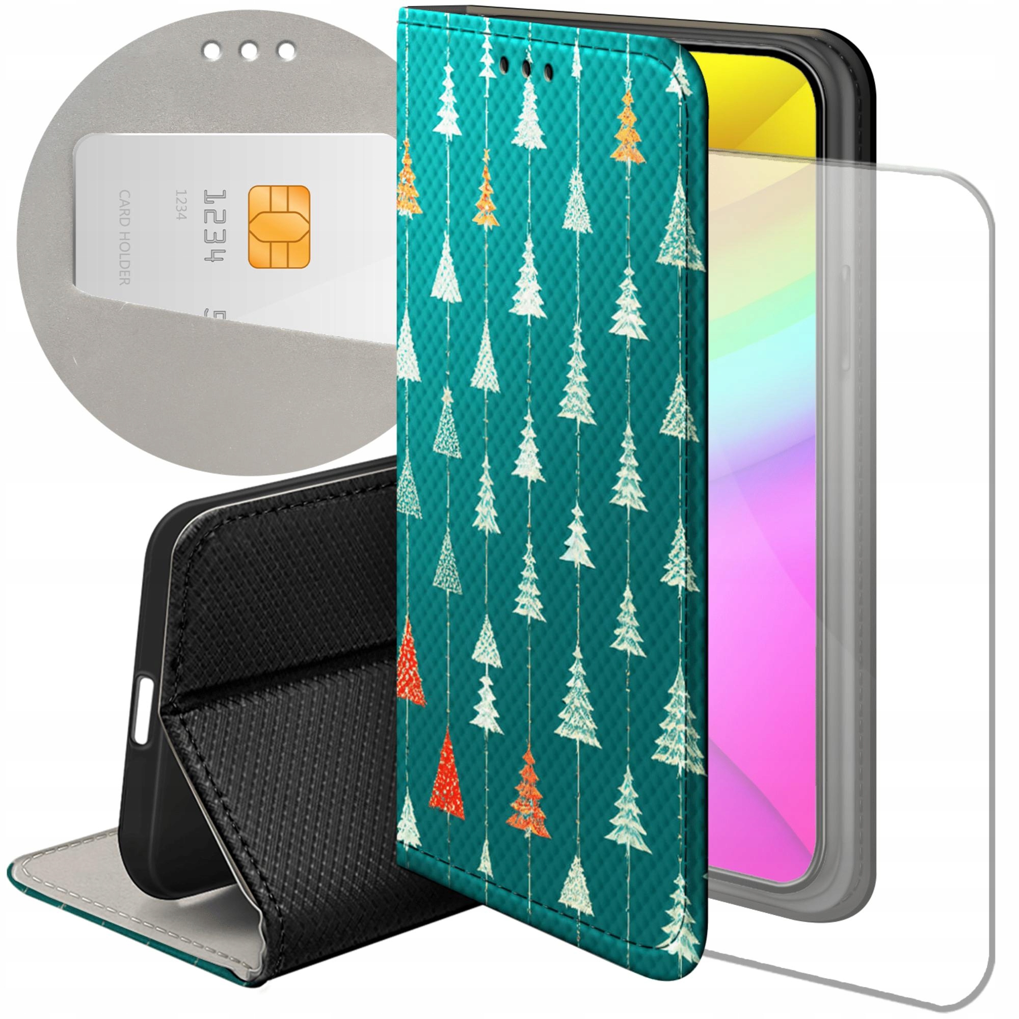 Etui Do Motorola Moto G31 Choinka Święta Boże Narodzenie Case +szkło