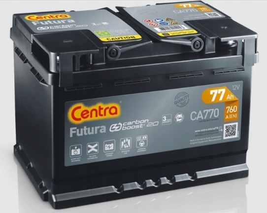 Akumulator Centra Futura 77Ah 760A P+ CA770
