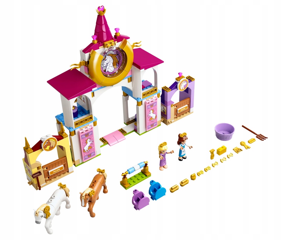 LEGO 43195 DISNEY KRÓLEWSKIE STAJNIE BELLI I ROSZPUNKI Bohater Disney Księżniczki
