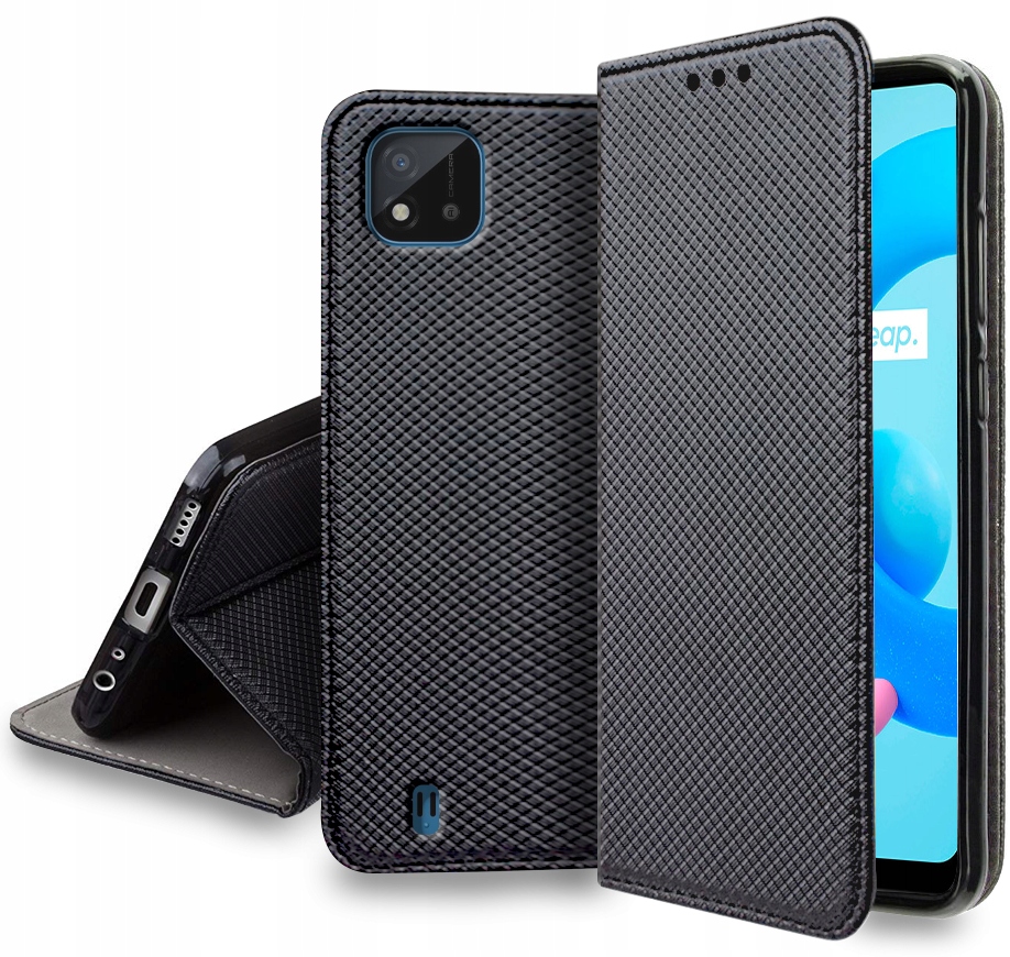 

Etui Magnet Smart Case Szkło 9H do Realme C11