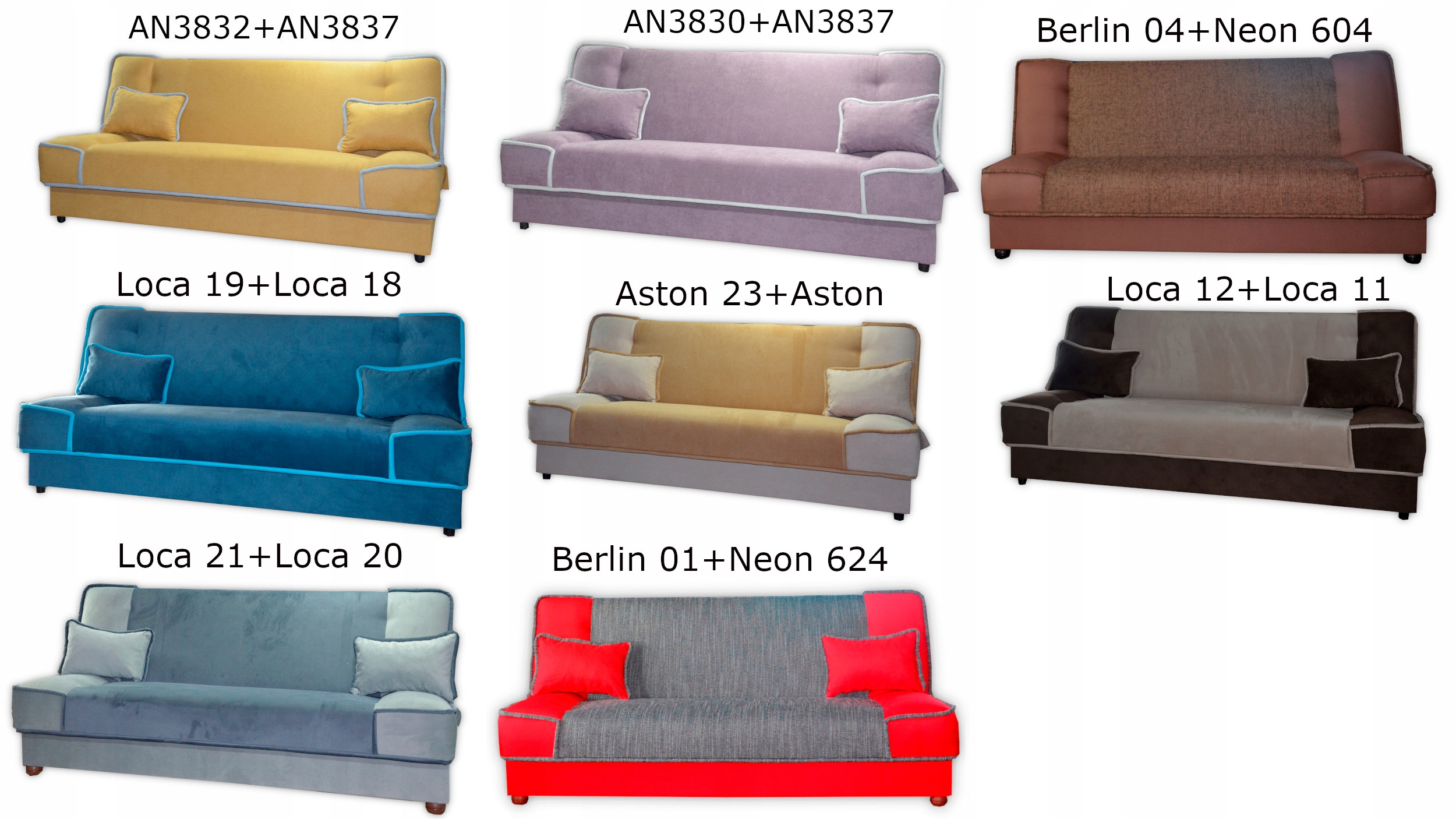 Komplet wypoczynkowy MIKI DELTA kanapa PRODUCENT Liczba elementów w zestawie 3