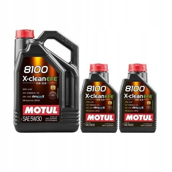 

Motul 8100 X-clean Efe 5W30 olej silnikowy 7L