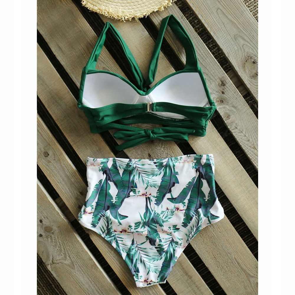STRÓJ KĄPIELOWY DWUCZĘSCIOWY BIKINI WIĄZANIE / XL Płeć kobieta