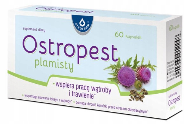 

Ostropest plamisty, 60 kapsułek Zdrowa Wątroba