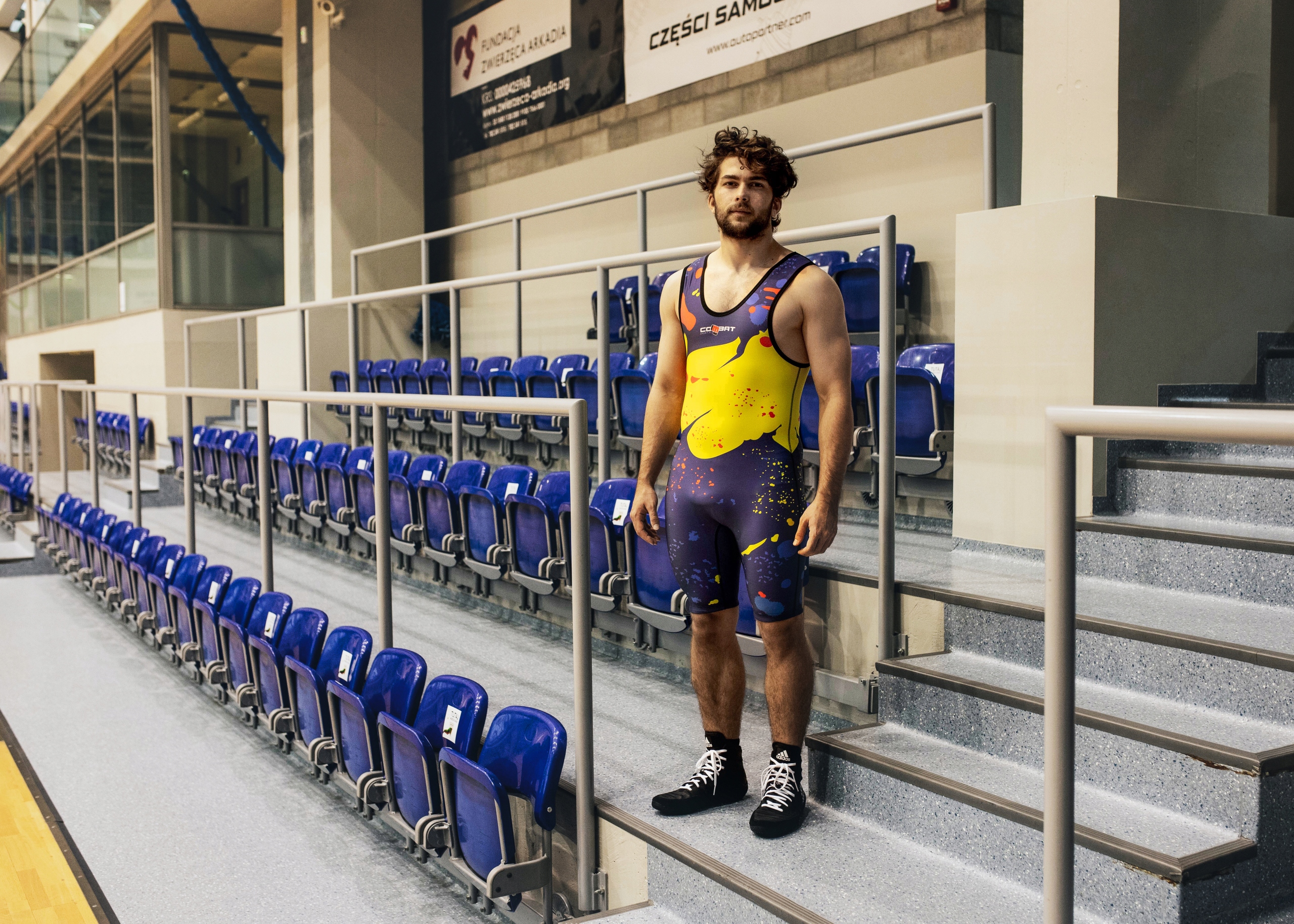 Kostium zapaśniczy COMBAT SPORT Enigma męski - L Rozmiar L