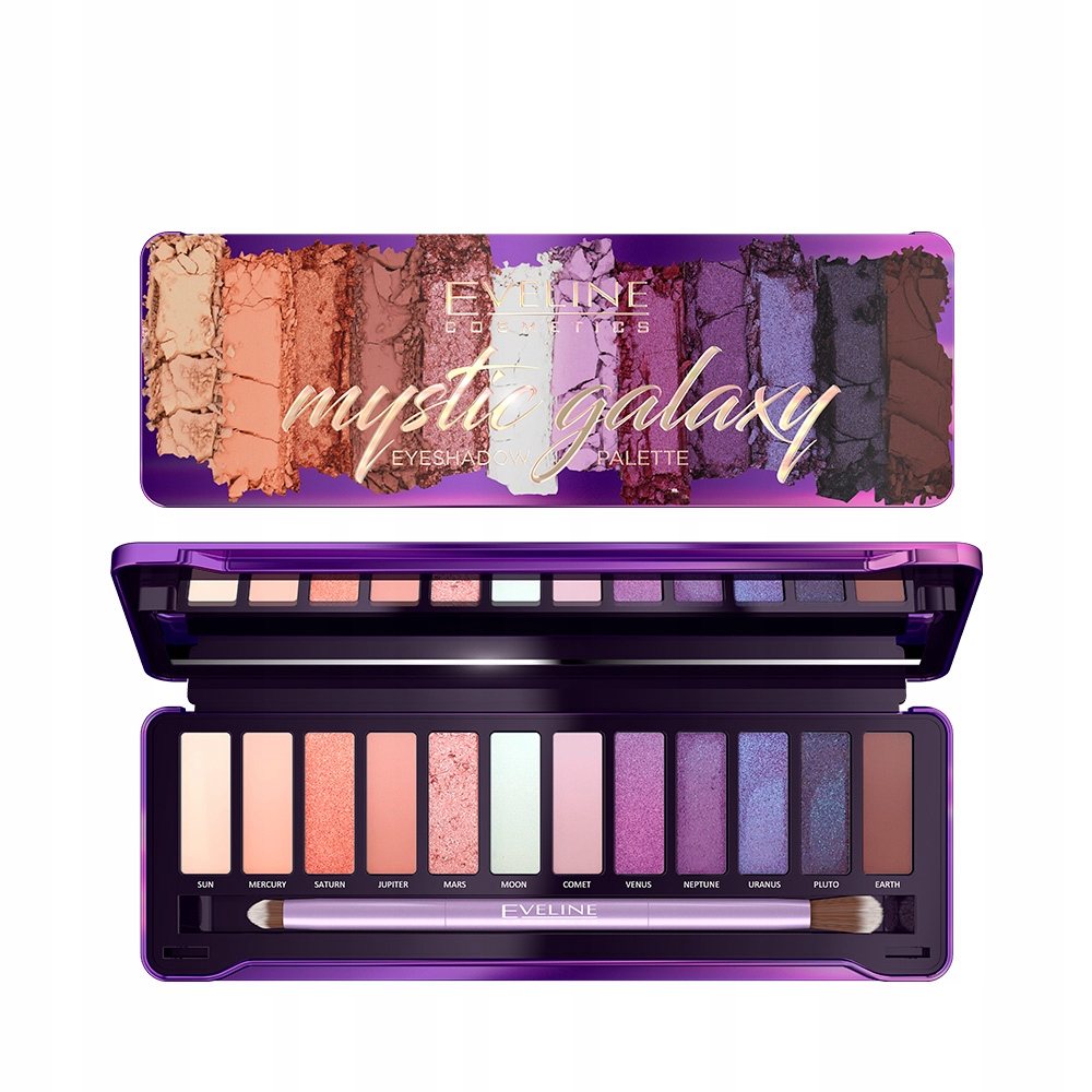 

Eveline Cosmetics Mystic Galaxy paleta 12 cieni