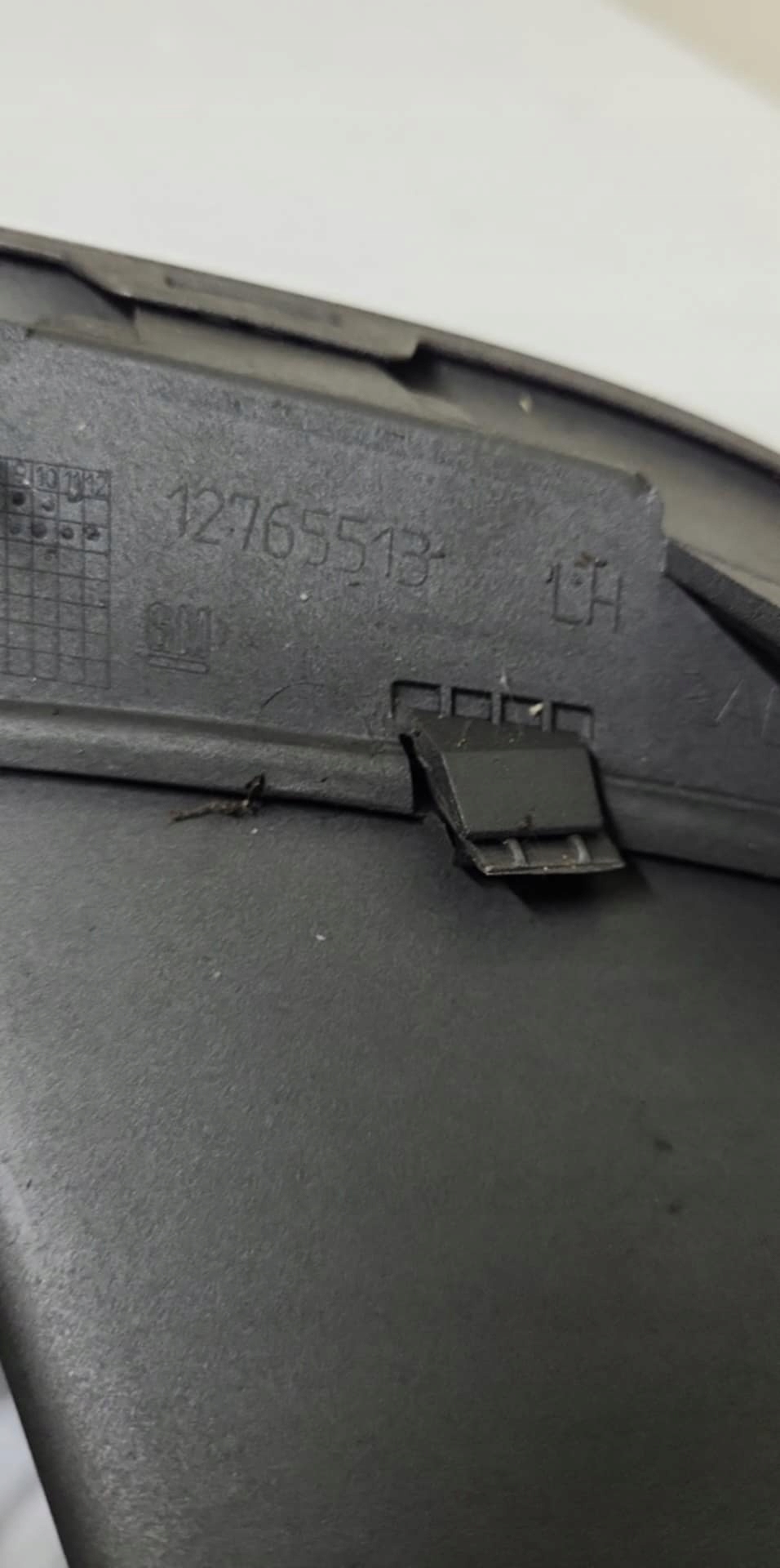 Saab 9-3 Ver2 mřížka dolní nárazníku předního 12765513 levá
