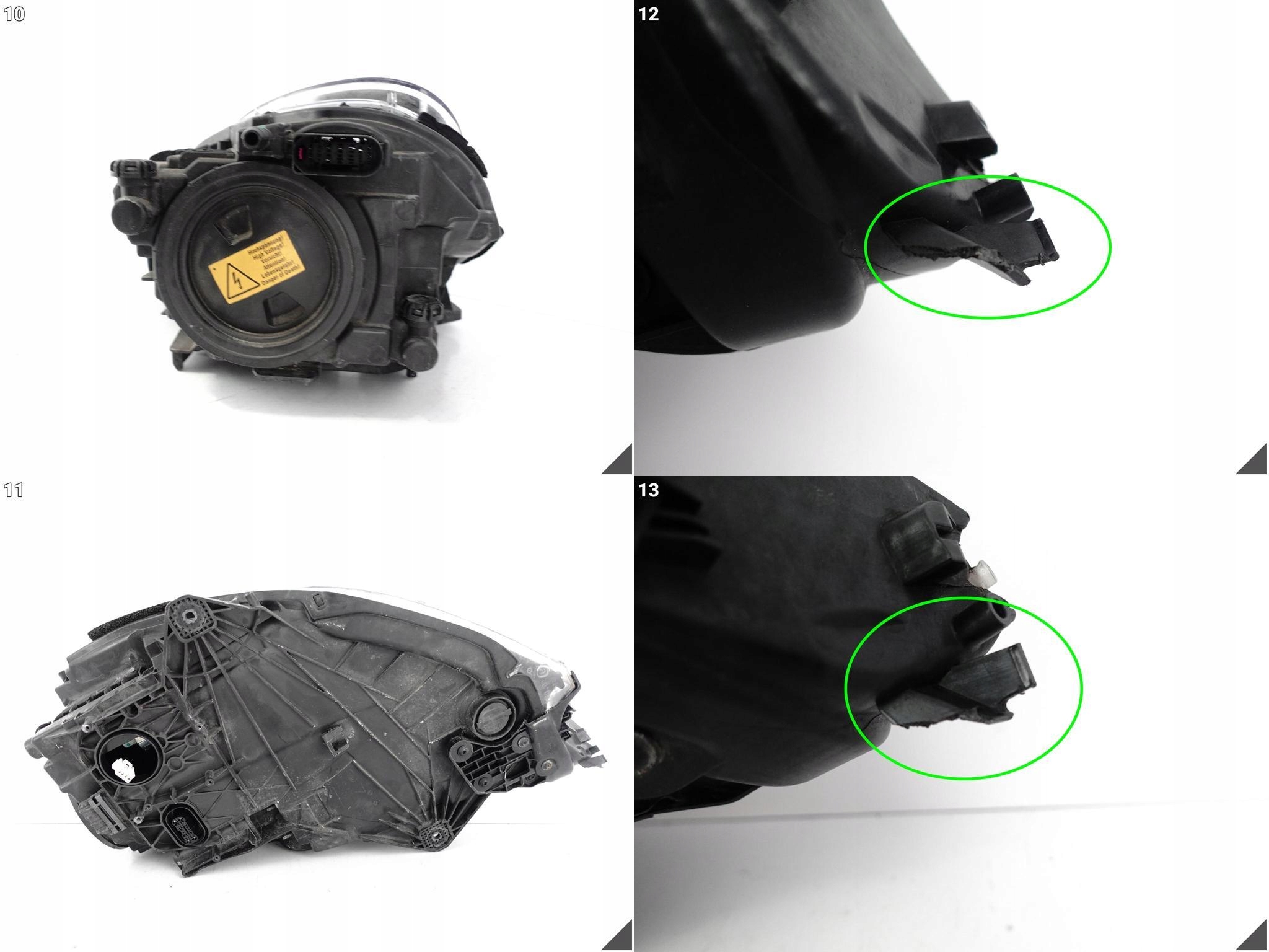 PORSCHE MACAN 95B 13-18 TURBO / GTS light XENON EXKL right front EU black