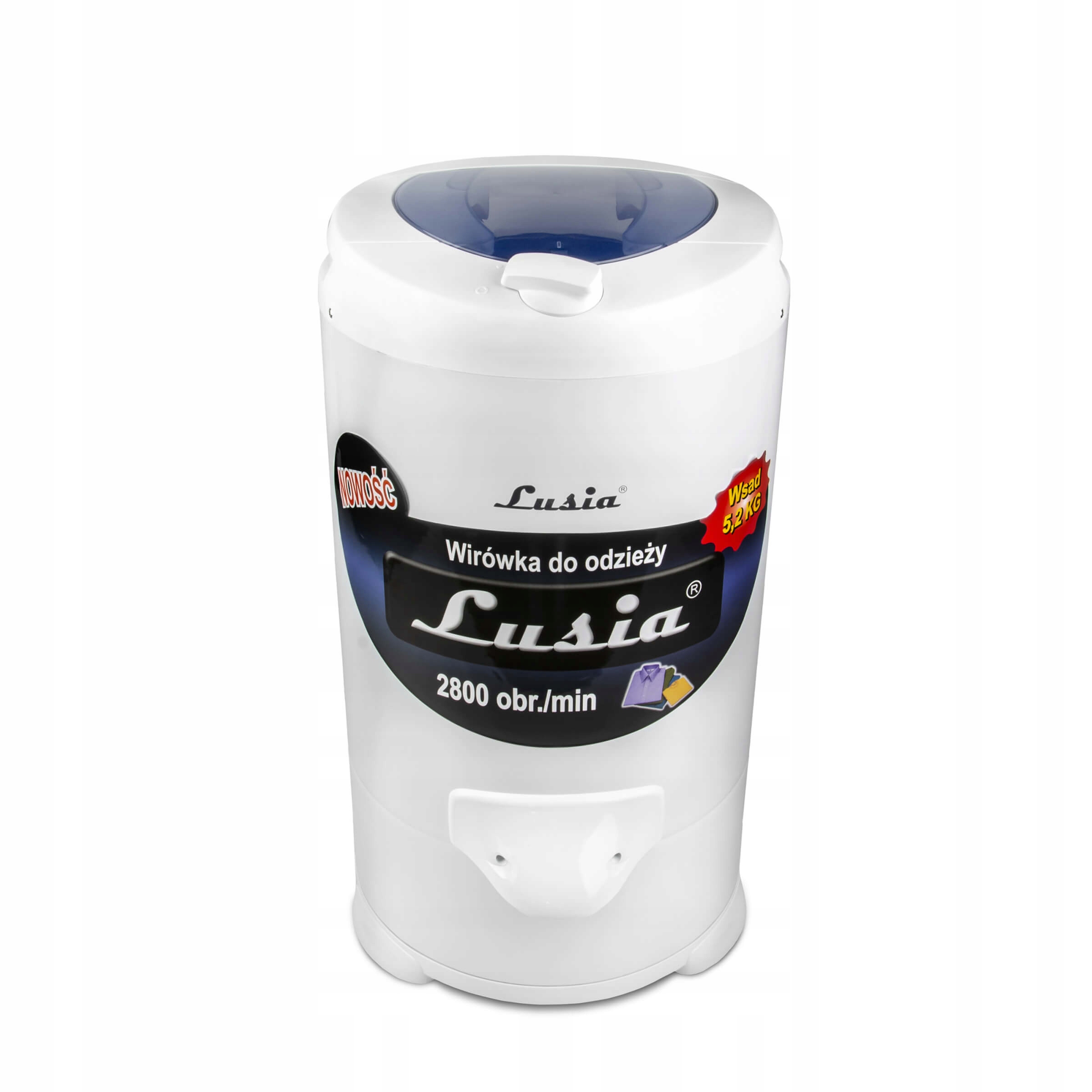 WIRÓWKA PRZENOŚNA DO ODZIEŻY 2800 OBR/MIN