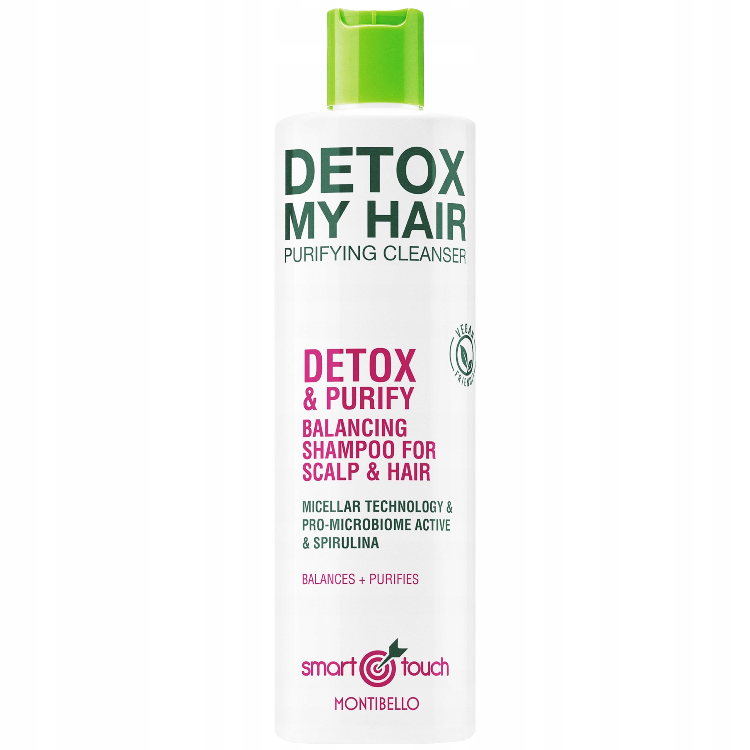 Montibello oczyszczający szampon do włosów, 300ml detoksykujący