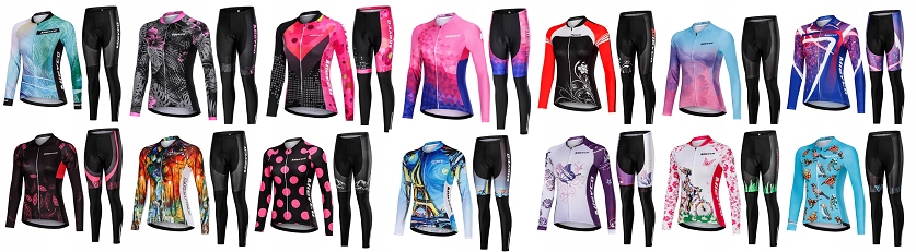 DAMSKI STRÓJ NA ROWER DŁUGI RĘKAW ŻEL Płeć kobieta