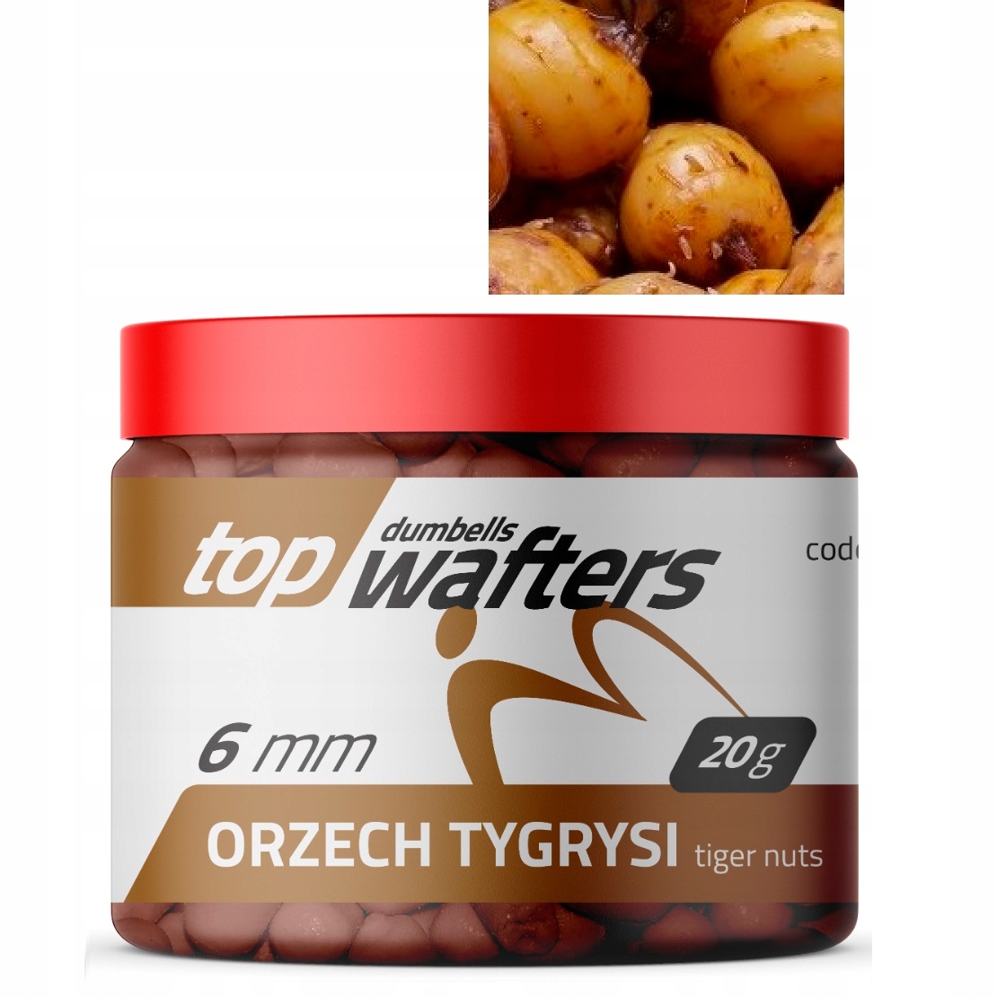 Match Pro Dumbells Wafters 6mm 20g Orzech Tygrysi