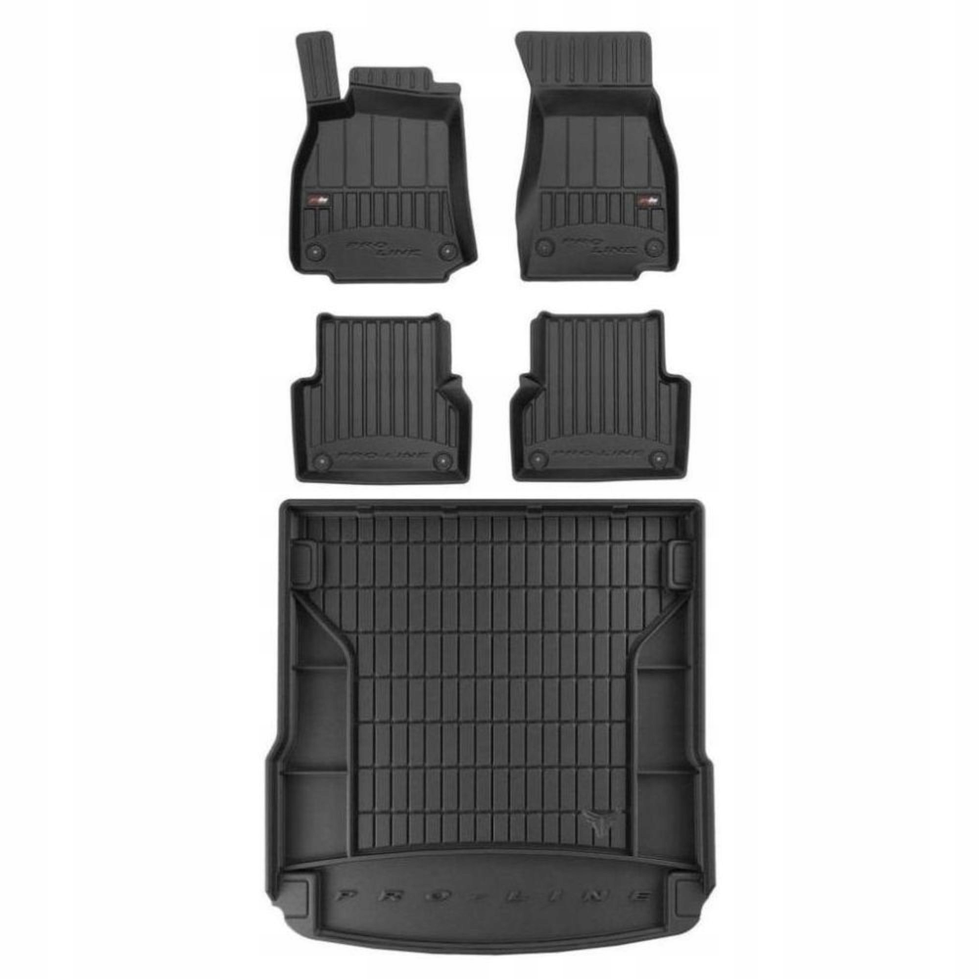 Gumová sada 3D koberčekov a rohoží Audi A6 C8 od roku 2018 Kombi, Quattro, bez opc