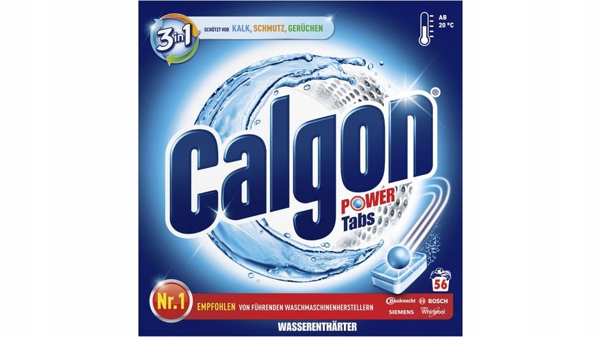 

Calgon 3w1 Tabs Odkamieniacz do Pralki 56 szt De
