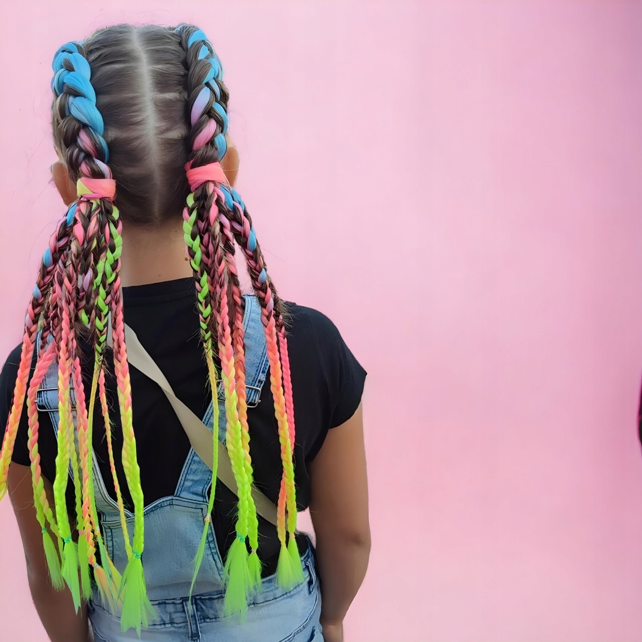 WŁOSY SYNTETYCZNE do warkoczyków kolorowe OMBRE doczepiane na WARKOCZYKI EAN (GTIN) 5905311363699