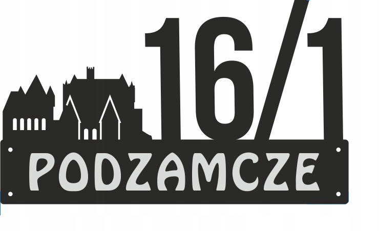 Číslo Na Dom 80 cm Tabuľa Adresa Ocel 2 mm Grafika 89