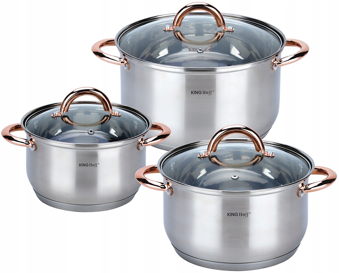 Sada Sada Hrnců Hrnce 6 ks Hrnec Indukce