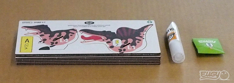 Zrób To Sam Dinozaur SPINOZAUR Puzzle 3D EKO EDU Materiał karton