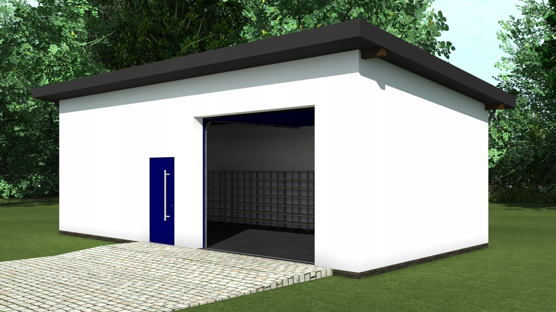 PROJEKT BUDYNKU GOSPODARCZEGO GJ16