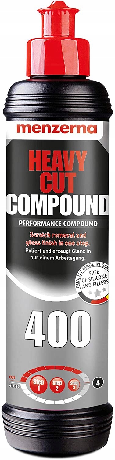MENZERNA HEAVY Cut COMPOUND 400 полірувальна паста 1 кг