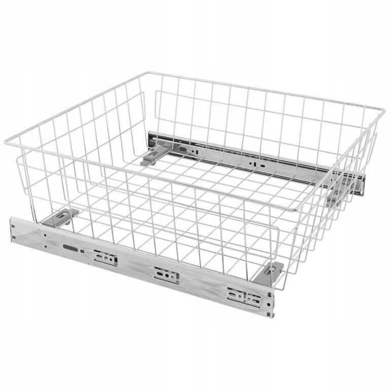 

Kosz do szafy MD 60 H200 pełny wysuw Biały