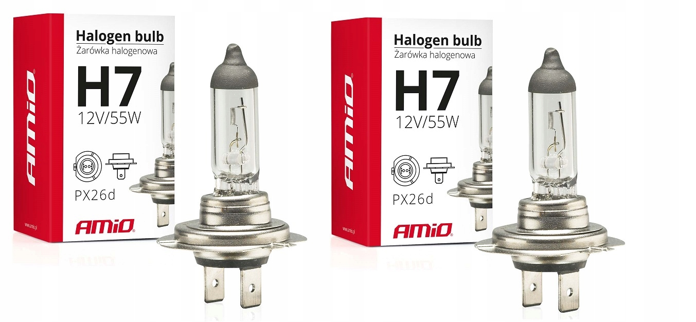 

Żarówki Halogenowe H7 12V 55W Filtr Uv (E4) 2SZT