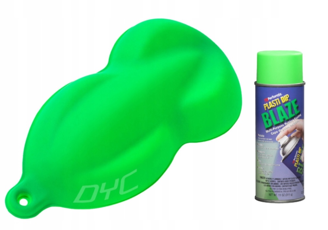 Powłoka gumowa Plasti Dip Blaze Green Zielony fluorescencyjny Neon 400 ml
