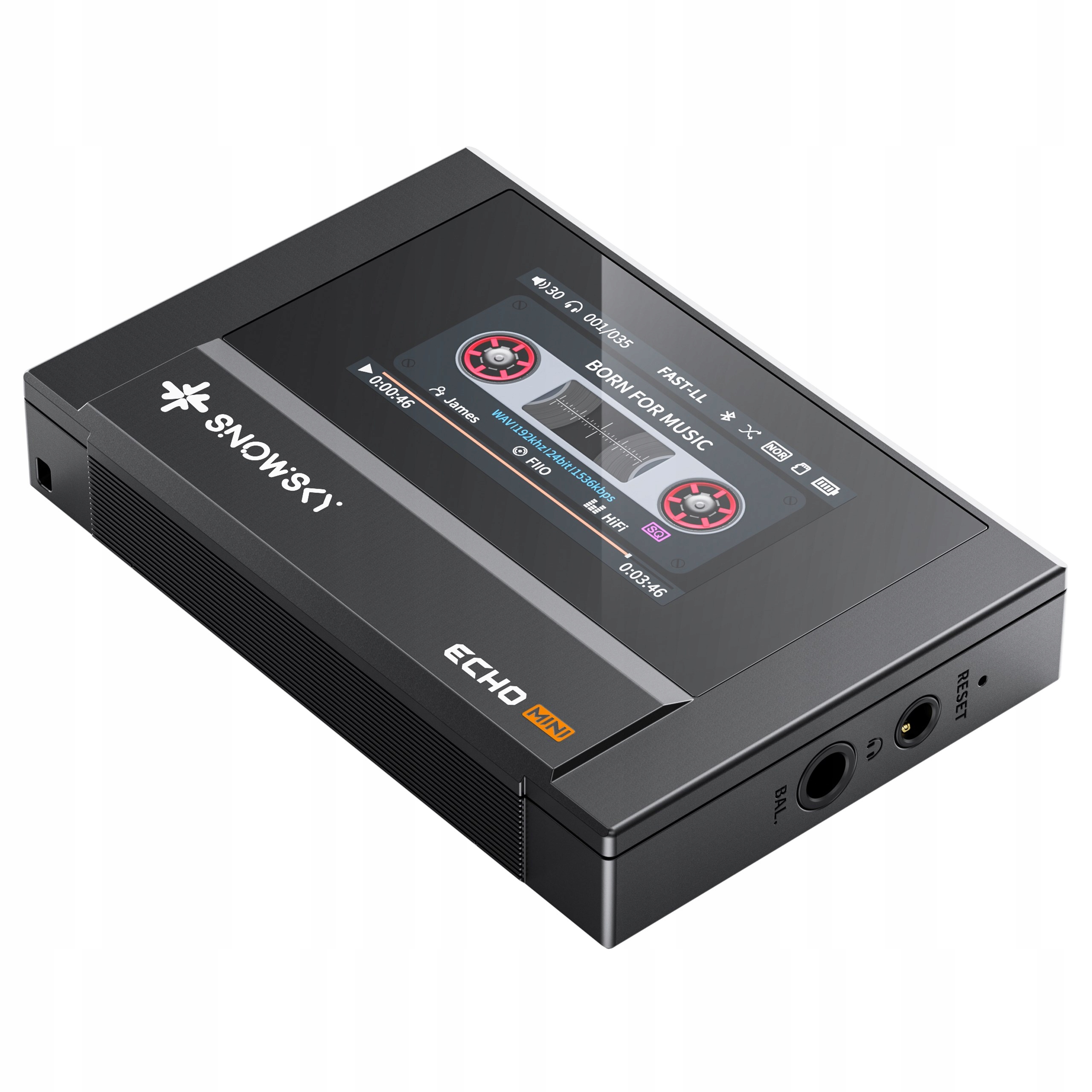 Fiio Echo Mini Snowsky Przenośny Odtwarzacz Muzyczny Dap Z Bluetooth 5.3