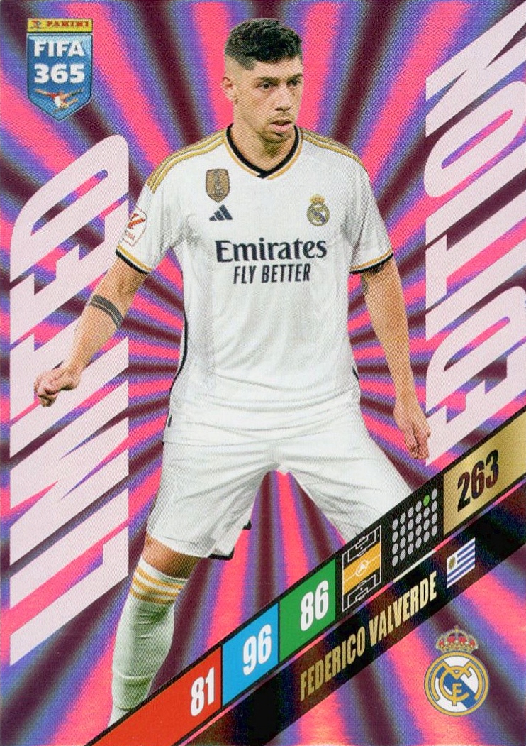 Panini Fifa Adrenalyn XL Karta Kolekcjonerska Federico Valverde Limited