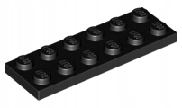 

Lego 3795 Płytka 2x6 czarna Nowa (2g)