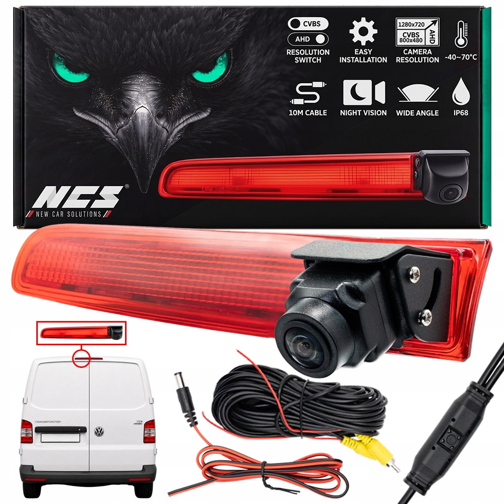 Couvací kamera pro Volkswagen T5 Fl 2010-2016 T6 2016 bus Ir noční Hd Ncs