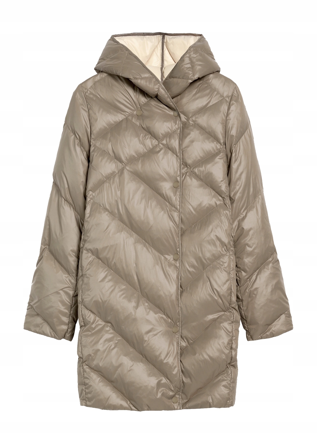 Ochnik Olivová prošívaná dámská bunda KURDT-0595-57(Z25) vel. S