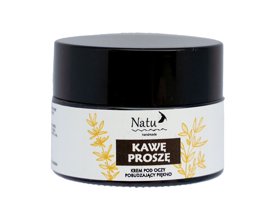 

Natu Handmade Krem Pod Oczy Kawę Proszę Kawowy 15m