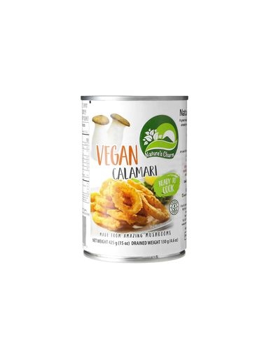 Levně 3 X Nature's Charm Kalamáry Veganské s hlívou ústřičnou 425 g