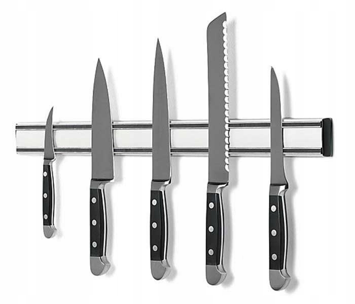 LISTWA MAGNETYCZNA NA NOŻE UCHWYT NOŻYCZKI PRZYBORY KUCHENNE MAGNES