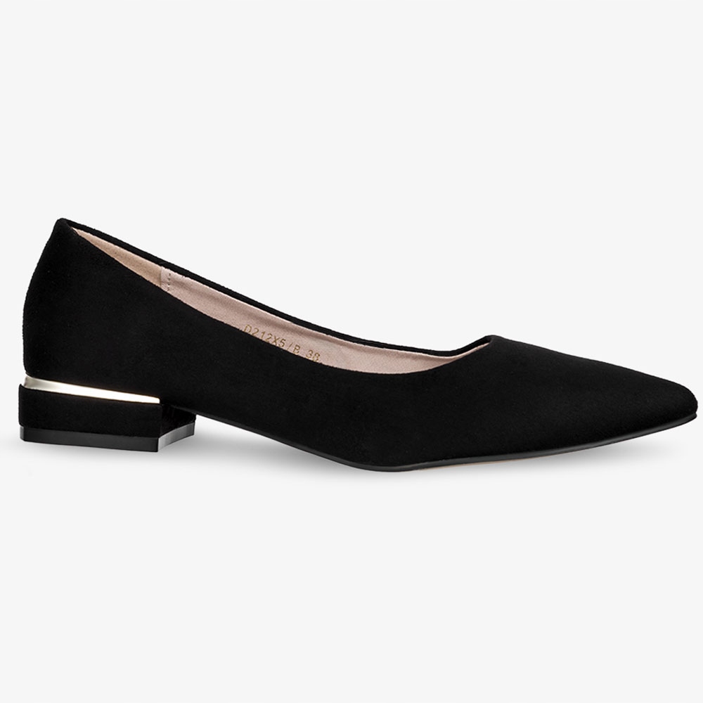 BALERINY DAMSKIE NA NISKIM OBCASIE SŁUPKU NOSEK SZPIC SKÓRZANA WKŁADKA r 38 Marka Casu