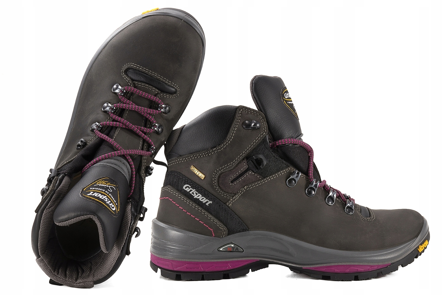 Grisport 13503D30G Trekové Boty Membrána Kůže vibram grafit