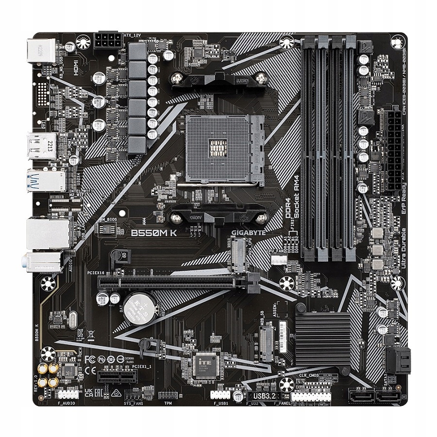 Gigabyte B550 K/AM4/mATX