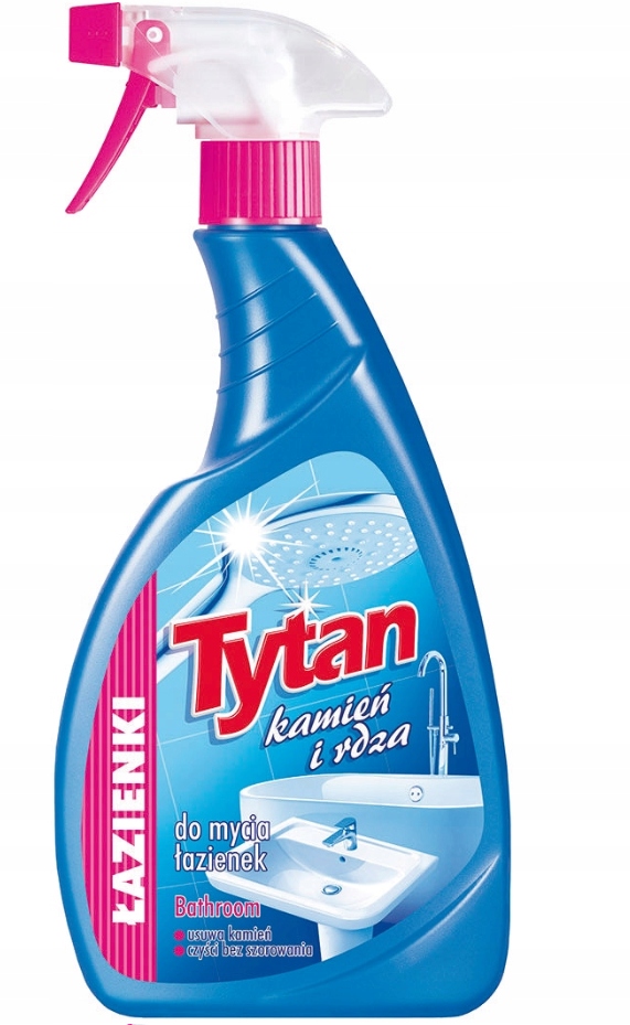 

Tytan spray 500g kamień i rdza łazienka nieb.